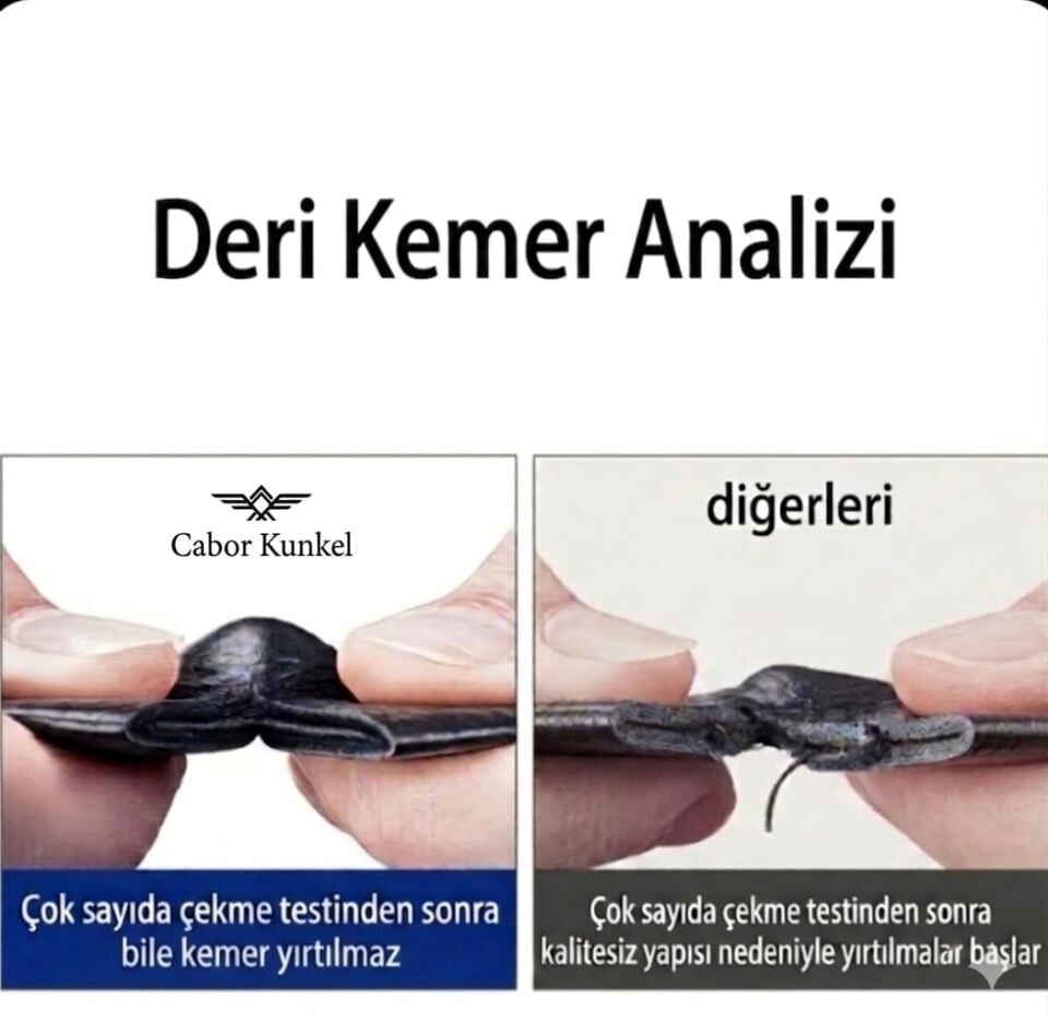 Otomatik Tokalı Deliksiz İtalyan Tasarım Erkek Deri Kemer CK 1637Y