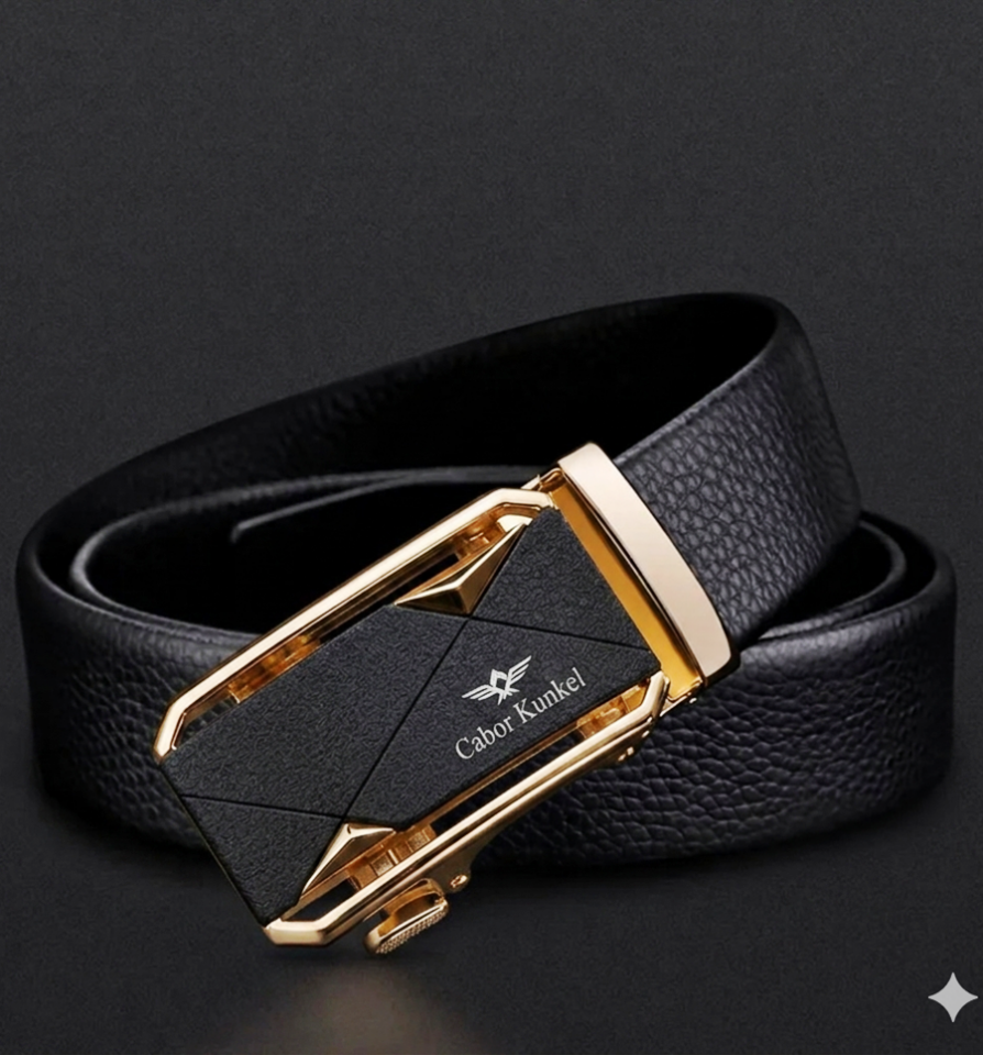 Otomatik Tokalı Deliksiz Raylı İtalyan Tasarım Erkek Deri Kemer CK 1456Y